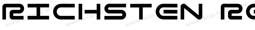 Richsten Regular字体转换